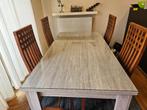 Dining Table with 4 Dining Chairs (Moving Sale Price ), Huis en Inrichting, Ophalen, Zo goed als nieuw