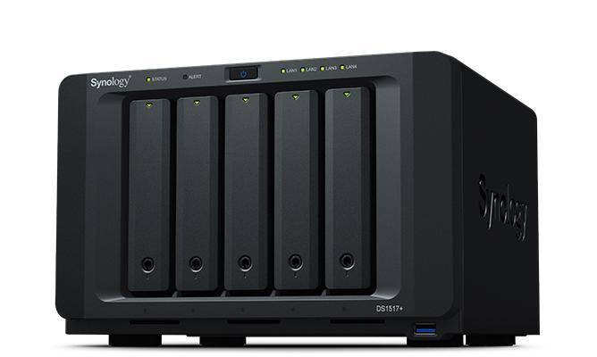 Synology DiskStation DS1517+ (8GB ram), Informatique & Logiciels, Disques durs, Comme neuf, Desktop, Externe, NAS, Enlèvement ou Envoi