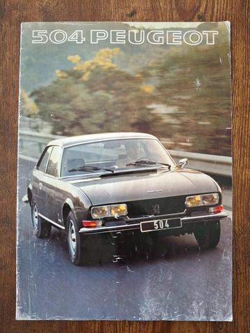 PEUGEOT  504 Coupé - Cabriolet  1977, Ophalen of Verzenden, Gelezen, Peugeot