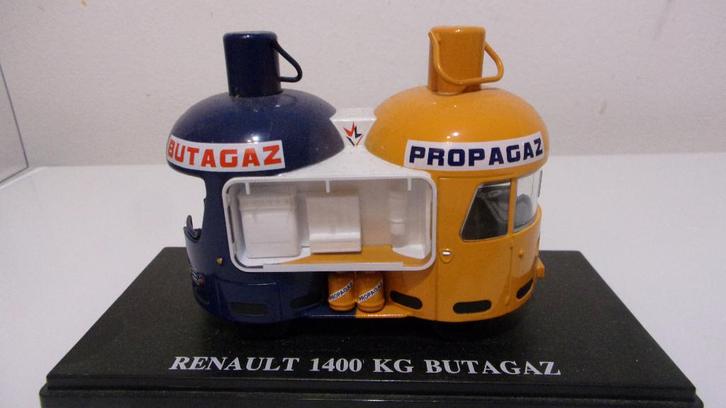 RENAULT 1400 KG TOUR de FRANCE "BUTAGAZ".1/43,SOCLE, Hobby en Vrije tijd, Modelauto's | 1:43, Zo goed als nieuw, Auto, Norev, Ophalen of Verzenden