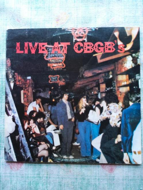 LIVE AT CBGB ´S THE HOME OF UNDERGROUND ROCK, CD & DVD, Vinyles | Rock, Comme neuf, Enlèvement ou Envoi