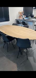 Eiken ovale eettafel, Enlèvement, Comme neuf