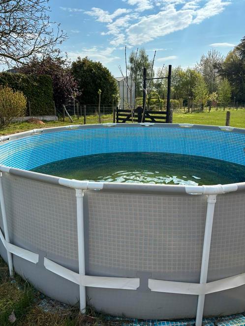Zwembad Intex 450x120 met toebehoren, Tuin en Terras, Zwembaden, Zo goed als nieuw, Ophalen