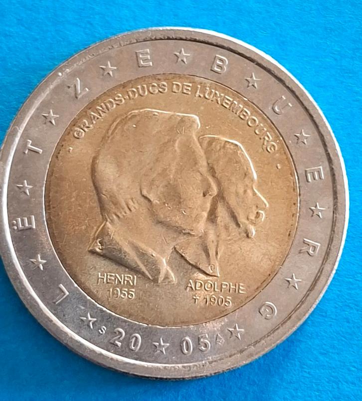 Pièce Luxembourg - 2 euros - 2005, Timbres & Monnaies, Monnaies | Europe | Monnaies euro, Monnaie en vrac, 2 euros, Luxembourg