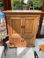Eiken tv kast, Huis en Inrichting, Kasten |Televisiemeubels, Ophalen, Gebruikt, 100 tot 150 cm, 100 tot 150 cm