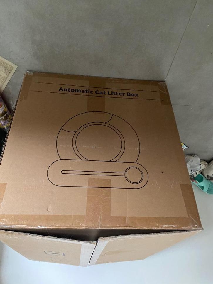 Zelfreinigende kathenbak, Dieren en Toebehoren, Kattenbakken, Zo goed als nieuw, Open, Zelfreinigend, Ophalen