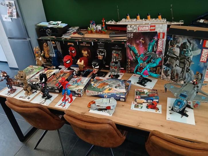 Groot Marvel lego lot, Kinderen en Baby's, Speelgoed | Duplo en Lego, Zo goed als nieuw, Lego, Complete set, Ophalen