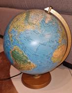 Wereldbol, Huis en Inrichting, Woonaccessoires | Wereldbollen, Ophalen of Verzenden, Verlicht, Gebruikt
