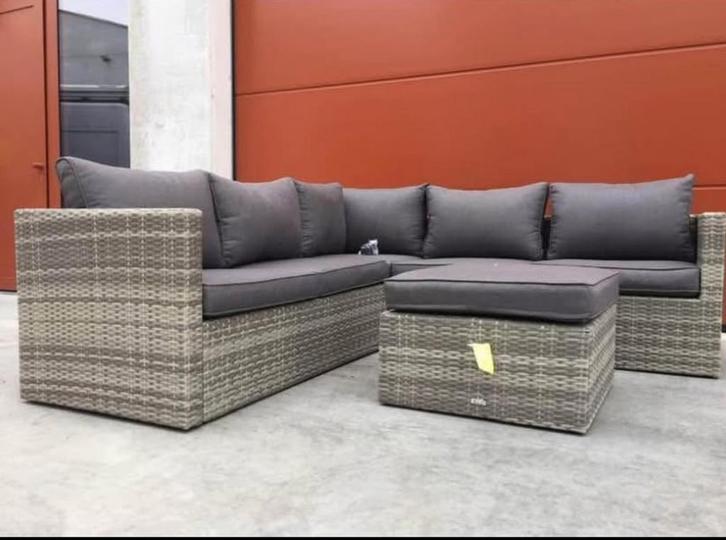 Nieuw! Moderne wicker loungeset in perfecte staat!, Tuin en Terras, Tuinsets en Loungesets, Zo goed als nieuw, Ophalen