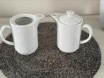 Lot 1 Théière/Cafetière et 1 pot à lait Porcelaine, Enlèvement ou Envoi, Comme neuf, Porcelaine