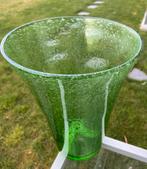 Splendide VASE en verre soufflé bullé - Verrerie de BIOT, Antiek en Kunst, Ophalen of Verzenden