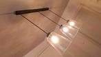 3 lampen met glazen kap, Huis en Inrichting, Ophalen, Zo goed als nieuw