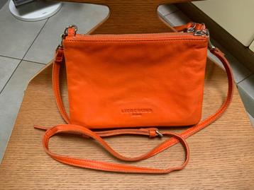 LIEBESKIND - zeer mooie oranje schoudertas - leer  beschikbaar voor biedingen