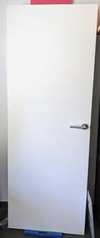 2 Portes blanches avec poignées/charnières pour intérieur, Bricolage & Construction, Châssis & Portes coulissantes, Comme neuf