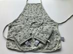 Set Keukenschortje en 2 oven wanten, Ophalen of Verzenden, Gebruikt, Overige materialen, Speelkeuken-accessoire