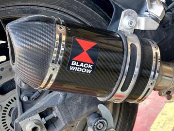 black widow uitlaat kawasaki Z900 rs, Motoren, Ophalen, Gebruikt