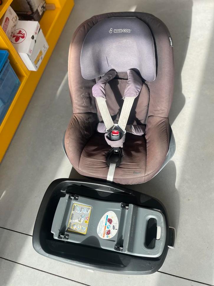 FAMILYFIX en of MAXI-COSI STOEL, Kinderen en Baby's, Autostoeltjes, Zo goed als nieuw, Maxi-Cosi, 15 t/m 25 kg, Isofix, Verstelbare rugleuning