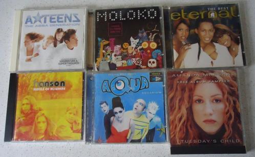 Lot 184 met 6 CD's van "A*Teens, Moloko, Eternal, Hanson,, CD & DVD, CD | Pop, Utilisé, Enlèvement ou Envoi