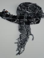 SJAAL GEBLOKT ZWART WIT 90X90 CM NIEUW, Kleding | Dames, Mutsen, Sjaals en Handschoenen, Ophalen of Verzenden, Nieuw, Sjaal