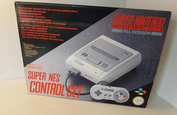 Super nintendo control set ( pal) compleet! beschikbaar voor biedingen