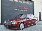 MERCEDES-BENZ 190 E 2.5-16v (204ch) 1989 130.500km !!, Autos, Mercedes-Benz, Achat, Noir, Berline, Cuir