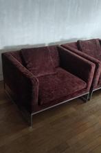 Paire de fauteuils TIGHT de B&B Italia, Gebruikt, 75 tot 100 cm, Ophalen of Verzenden, Metaal