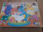 Vintage puzzel Wuzzles Walt Disney- MB 1985, Verzamelen, Overige typen, Tv, Gebruikt, Ophalen of Verzenden