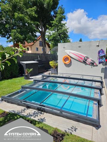Zwembadoverdekking/ Nieuwe Zwembad Overkapping, Piscines. beschikbaar voor biedingen