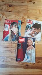 Lot de 3 anciens Paris Match, Collections, Journal ou Magazine, 1940 à 1960, Enlèvement ou Envoi