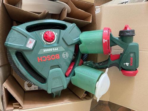 Pistolet à peinture Bosch PFS 5000E sous garantie, Doe-het-zelf en Bouw, Schildersmaterialen, Gebruikt, Verfspuit of Verfpomp