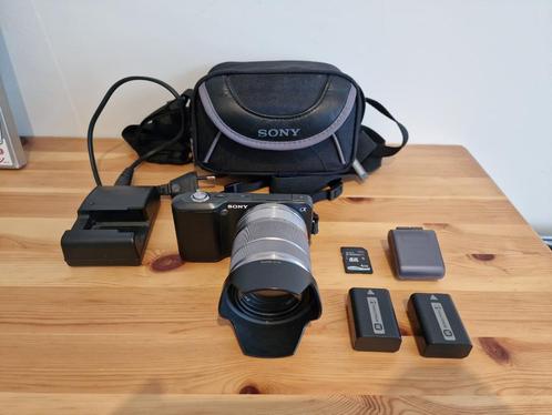 Sony NEX-3+SEL1855, Audio, Tv en Foto, Fotocamera's Digitaal, Gebruikt, Compact, Sony, Ophalen