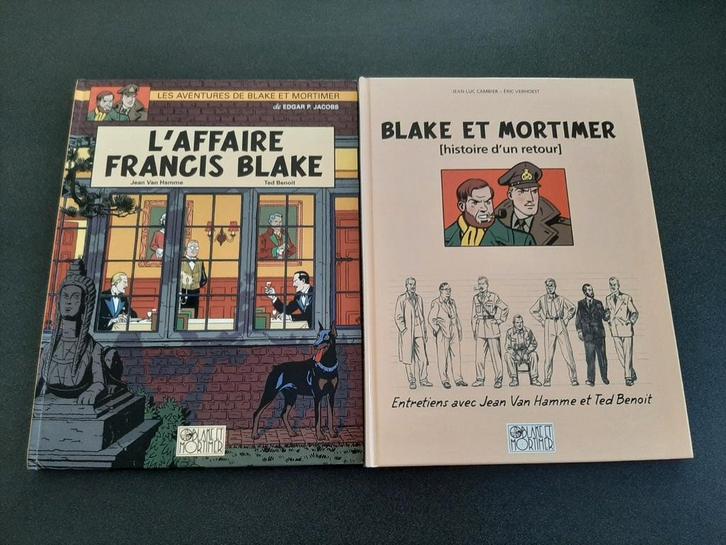 Blake et Mortimer : Histoire d'un retour + affaire FB EO '96, Boeken, Stripverhalen, Zo goed als nieuw, Ophalen of Verzenden