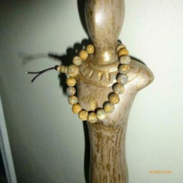 powerbead armband(landschaps-)jaspis+armband hout beschikbaar voor biedingen