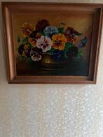 mooi schilderij met bloemen, Antiek en Kunst, Ophalen