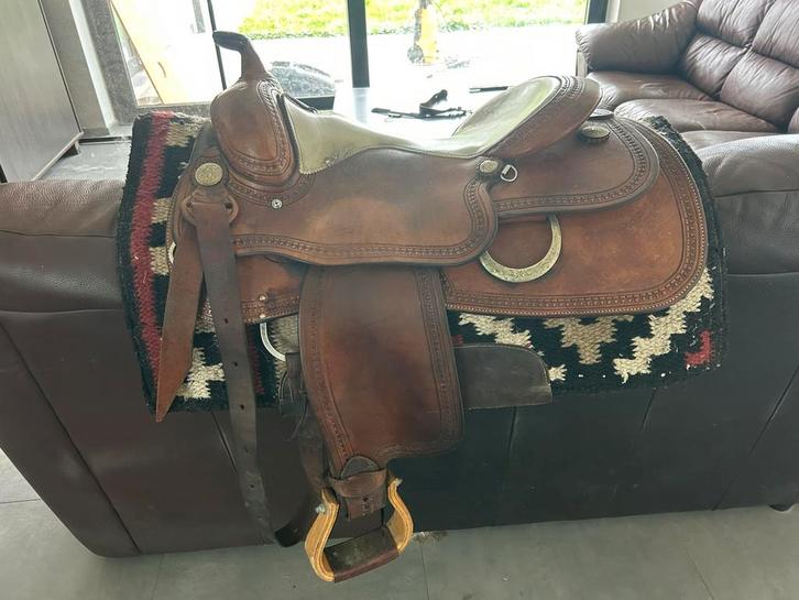 Rains costum made westernzadel, Dieren en Toebehoren, Paarden en Pony's | Zadels, Ophalen
