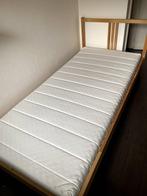 Ikea eenpersoonsbed frame, lattenbodem, matras, Huis en Inrichting, Slaapkamer | Bedden, 90 cm, Eenpersoons, Zie foto, Zo goed als nieuw