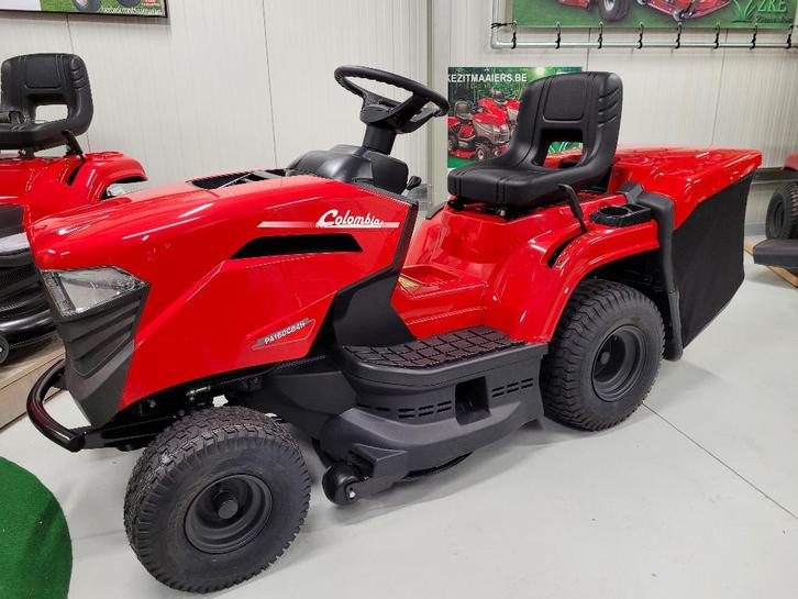 Aktie!.. Colombia zitmaaier, Hydrost.15 pk. met Opvang+Mulch, Jardin & Terrasse, Tondeuses autoportées, Neuf, Bac de ramassage