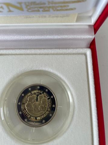 Vaticaan 2015 herdenkingsmunt Wereldfamiliedag PROOF beschikbaar voor biedingen