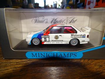 Minichamps BMW M3 E30 Sport Evo Nissen n 5 1/43, Hobby & Loisirs créatifs, Enlèvement, Neuf, Voiture, MiniChamps