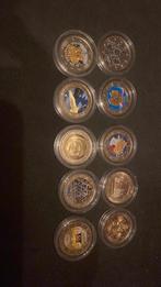 Lot van 10 verschillende gekleurde 2€munten (lot J), Ophalen of Verzenden
