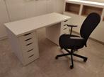 Ikea bureau LAGKAPTEN/ALEX en bureaustoel FLINTAN, Ophalen, Gebruikt, Bureau
