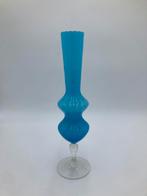 Blauwe opaline vaas, Antiek en Kunst, Antiek | Glaswerk en Kristal, Ophalen
