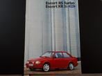 FORD ESCORT RS Turbo & ESCORT XR 3i   3/86, Boeken, Ophalen of Verzenden, Nieuw, Ford