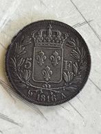 Monnaie - France Louis XVIII - 5 Francs - 1816 A Paris SPL, Timbres & Monnaies, Enlèvement, Monnaie