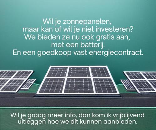 gratis zonnepanelen met batterij, Doe-het-zelf en Bouw, Zonnepanelen en Toebehoren, Nieuw, Compleet systeem, 200 wattpiek of meer