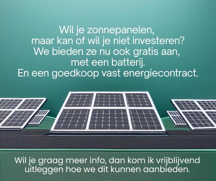 gratis zonnepanelen met batterij, Doe-het-zelf en Bouw, Zonnepanelen en Toebehoren, Nieuw, Compleet systeem, 200 wattpiek of meer