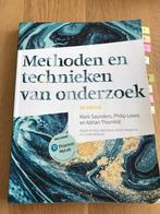 boek methoden en technieken van onderzoek, Ophalen of Verzenden, Zo goed als nieuw, Hoger Onderwijs