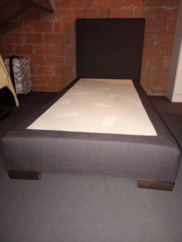 Boxspring, 90 cm, 210 cm, Enlèvement, Noir
