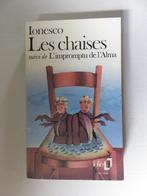 Livre : Ionesco Les chaises suivies de l'impromptu de l'Alma, Livres, Ionesco, Europe autre, Utilisé, Enlèvement ou Envoi