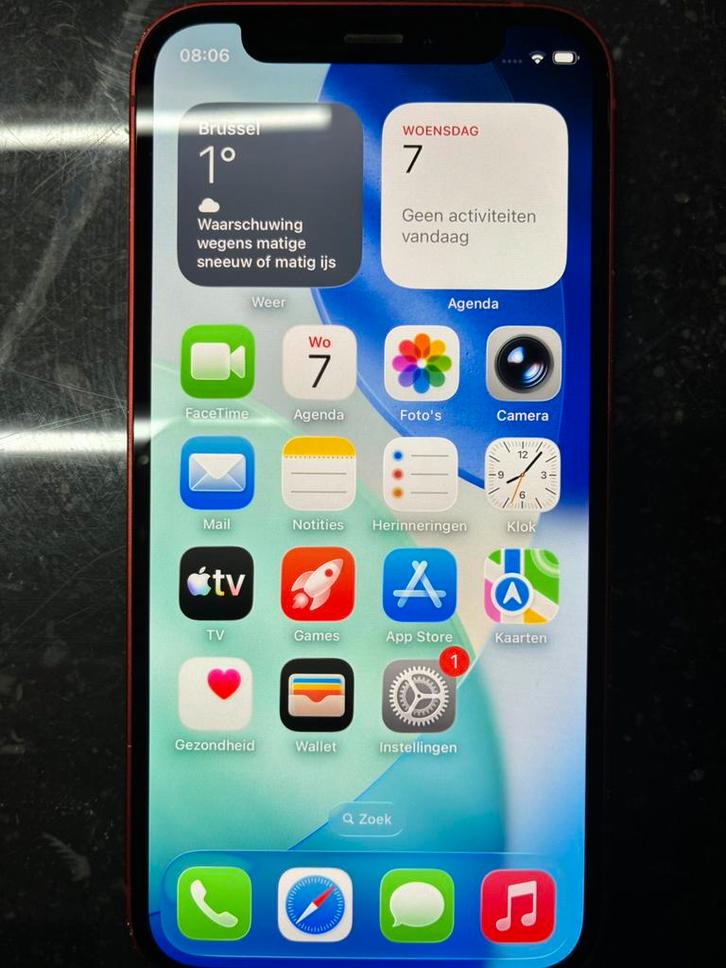 iPhone 12 mini 128 GB in (PRODUCT)RED, Telecommunicatie, Mobiele telefoons | Apple iPhone, Gebruikt, 128 GB, Zonder abonnement